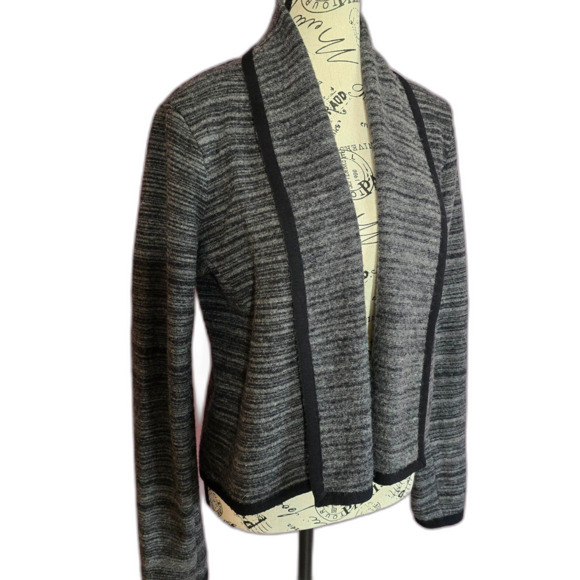 Loft 100% Merino wool open front cardigan - Picture 4 of 9